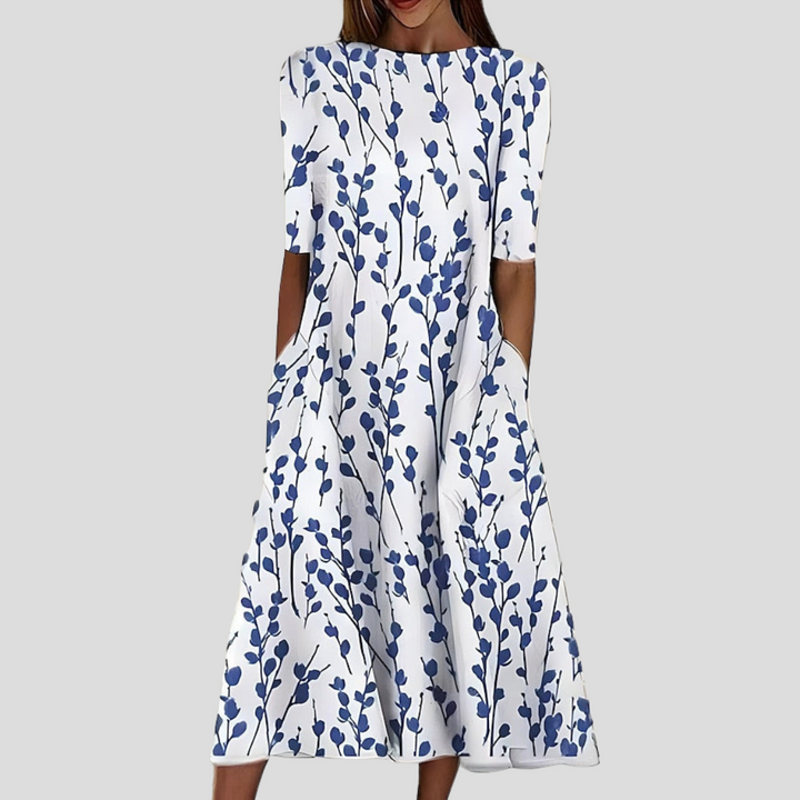 Coastal Flowers Midi Dress