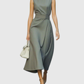 Elegant Round Neck Dress