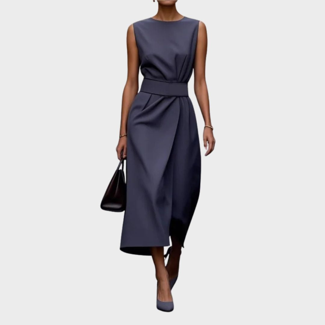 Elegant Round Neck Dress