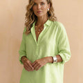 100% Cotton Popover Blouse