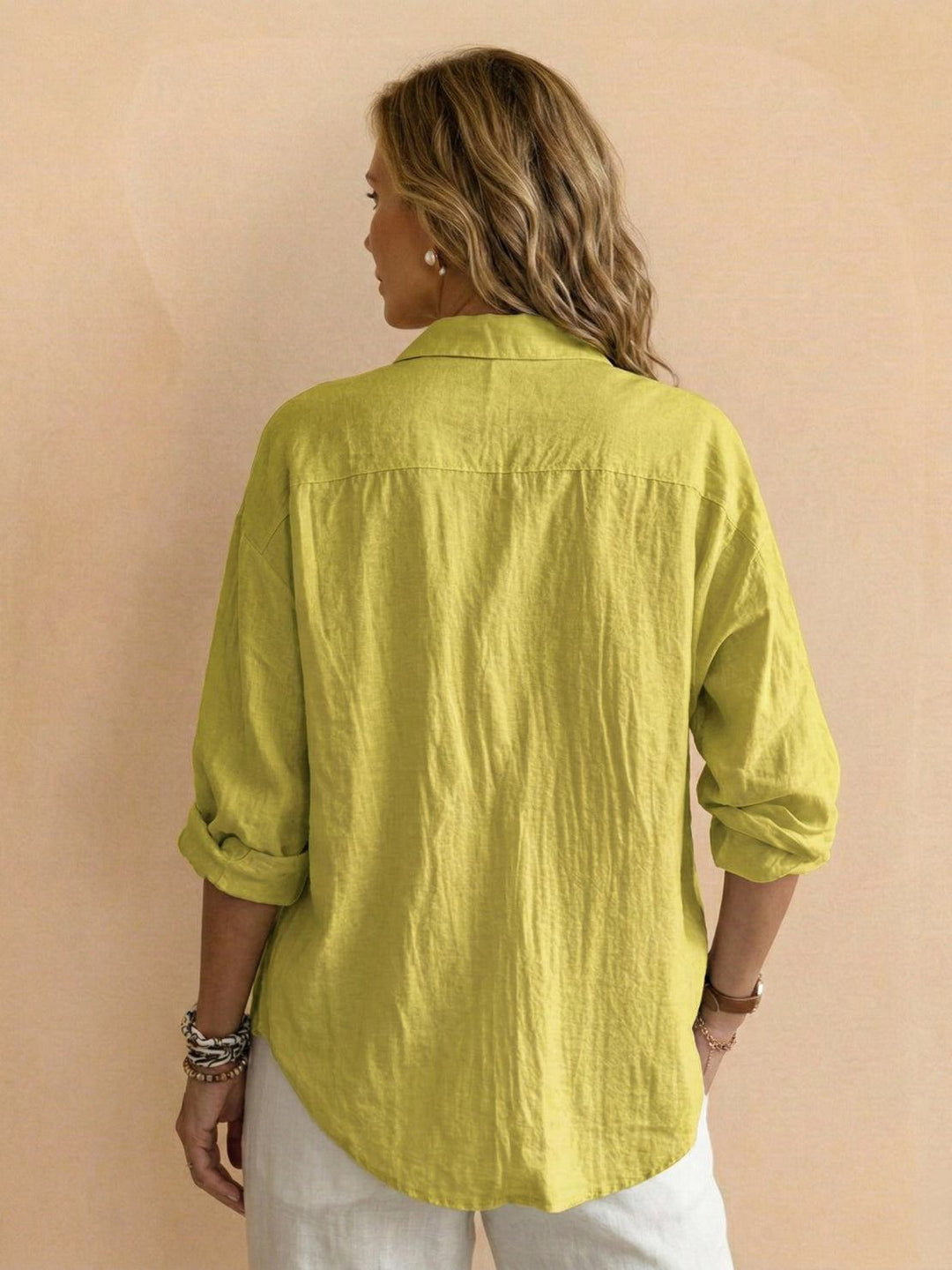 100% Cotton Popover Blouse