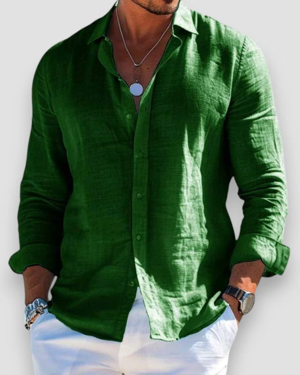 Casual Summer Long Sleeve Shirt