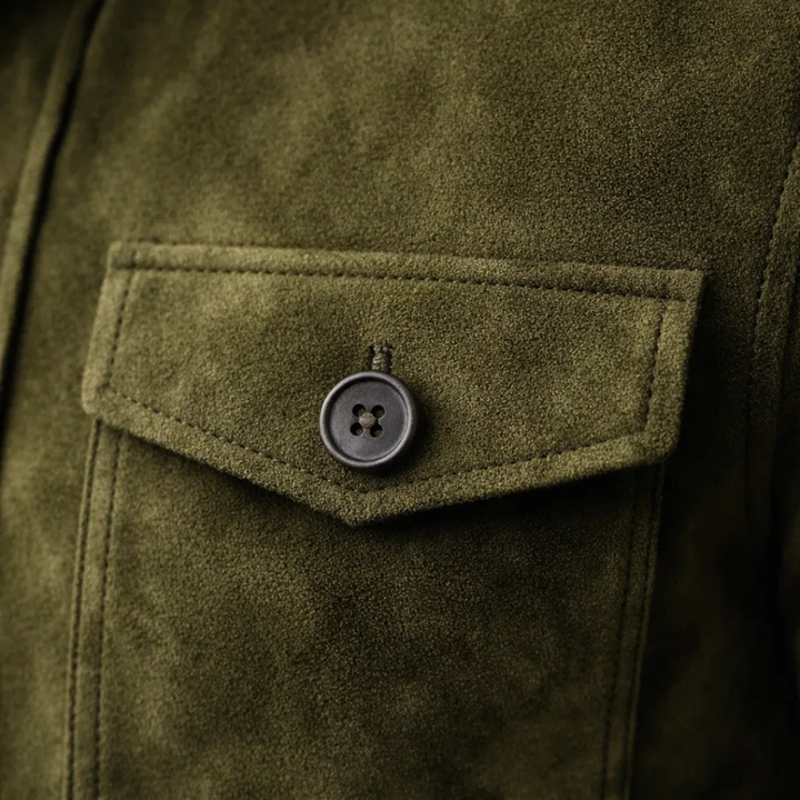 Classic Pocket Suede Jacket