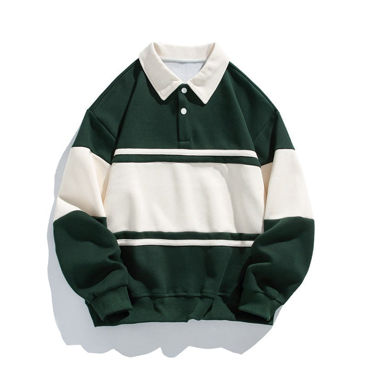 Sawyer Cotton Polo Sweatshirt