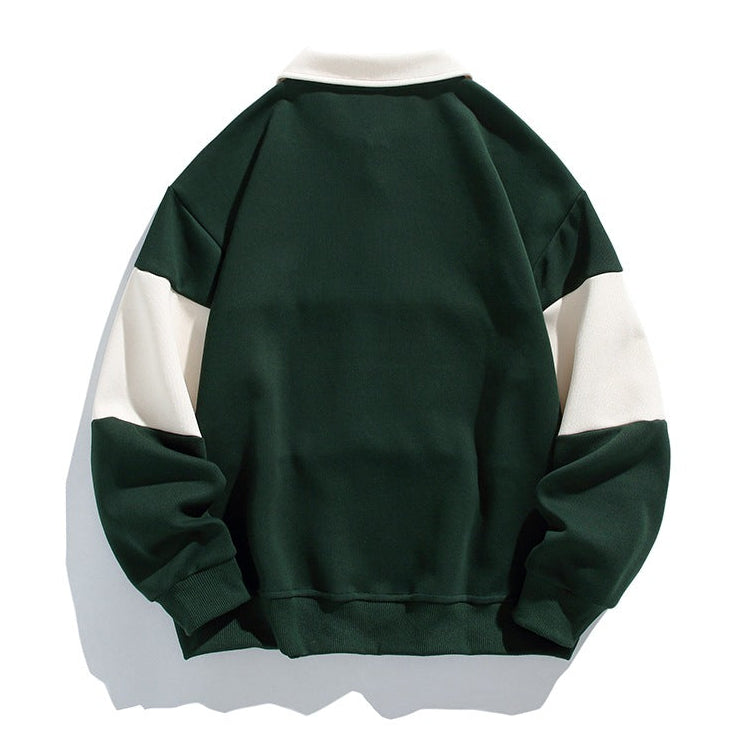 Sawyer Cotton Polo Sweatshirt