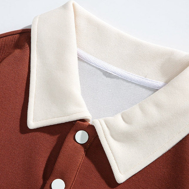 Sawyer Cotton Polo Sweatshirt