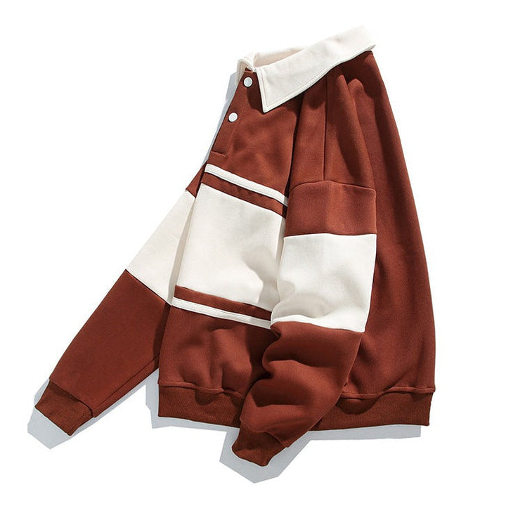 Sawyer Cotton Polo Sweatshirt