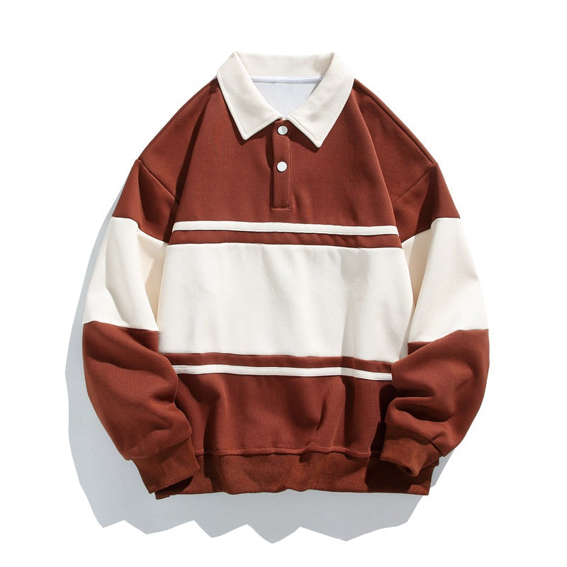Sawyer Cotton Polo Sweatshirt
