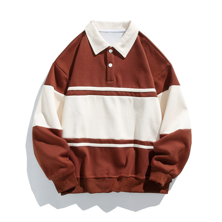 Sawyer Cotton Polo Sweatshirt