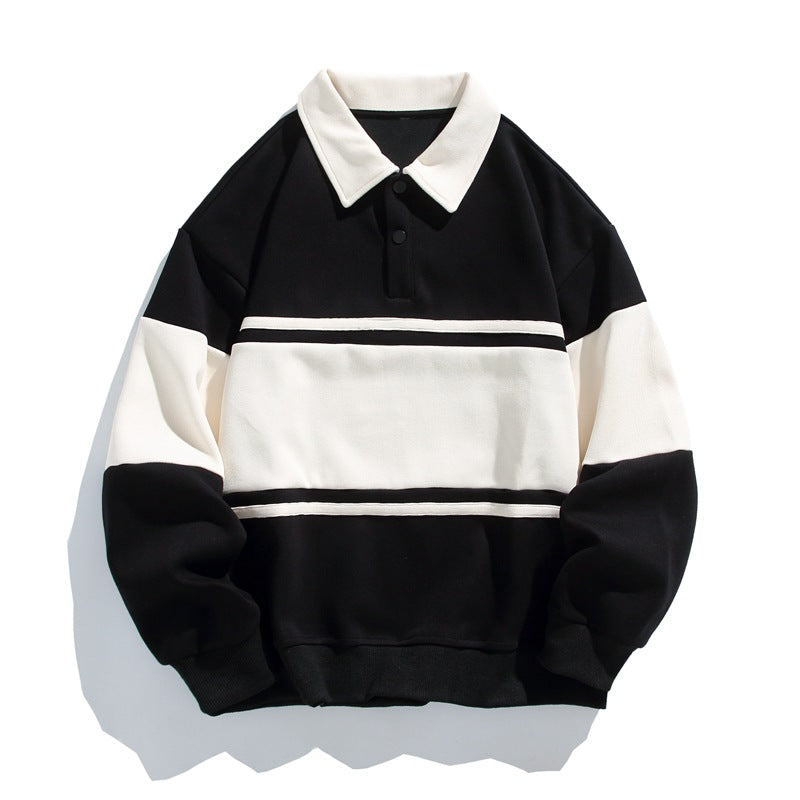 Sawyer Cotton Polo Sweatshirt