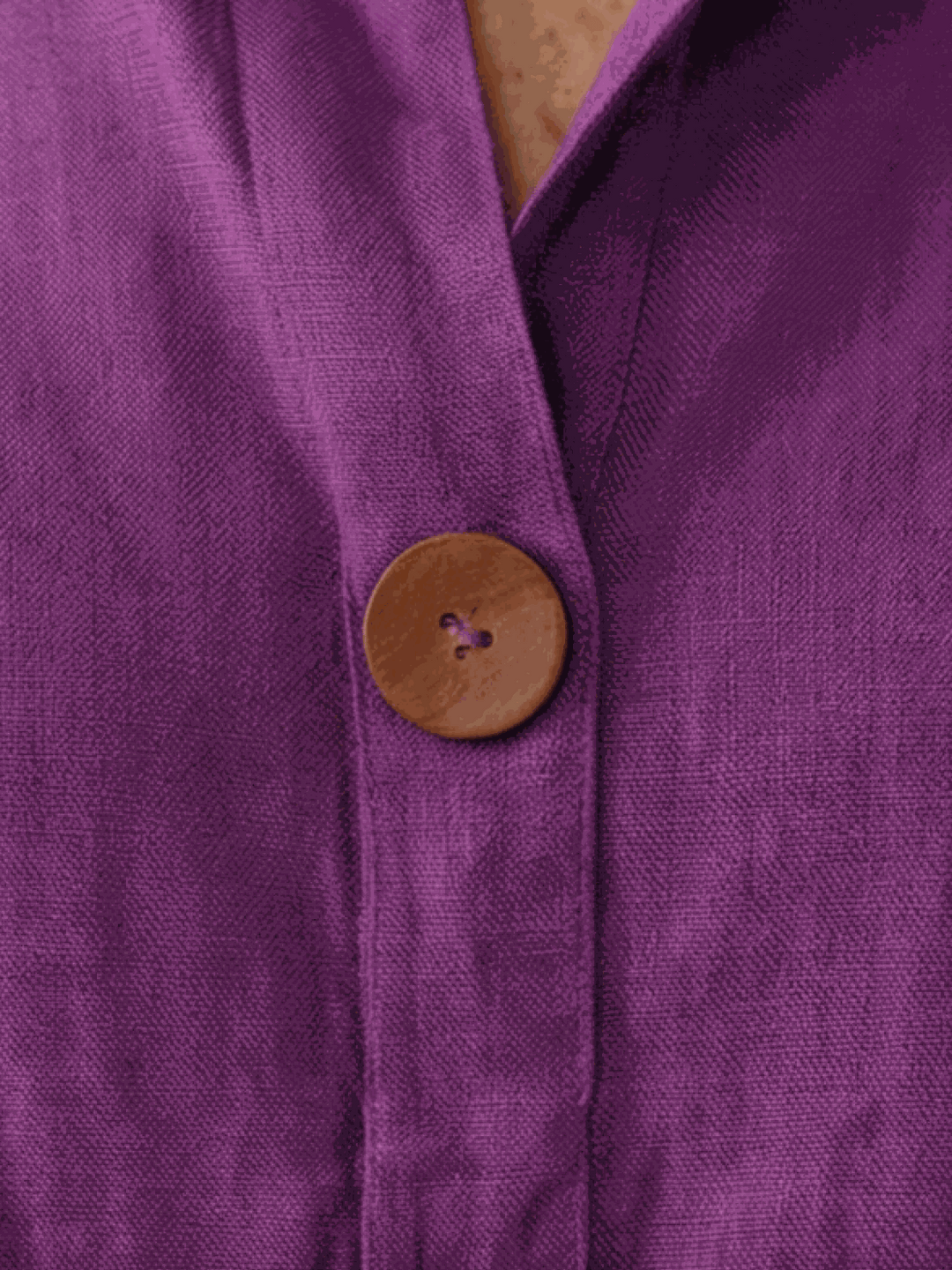Pure Linen Age-Defying Button Detail Shirt