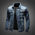 Urban Edge — Classic Denim Meets Biker Attitude