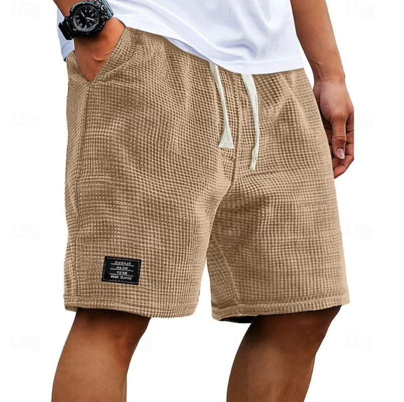 Casual Waffle Summer Shorts