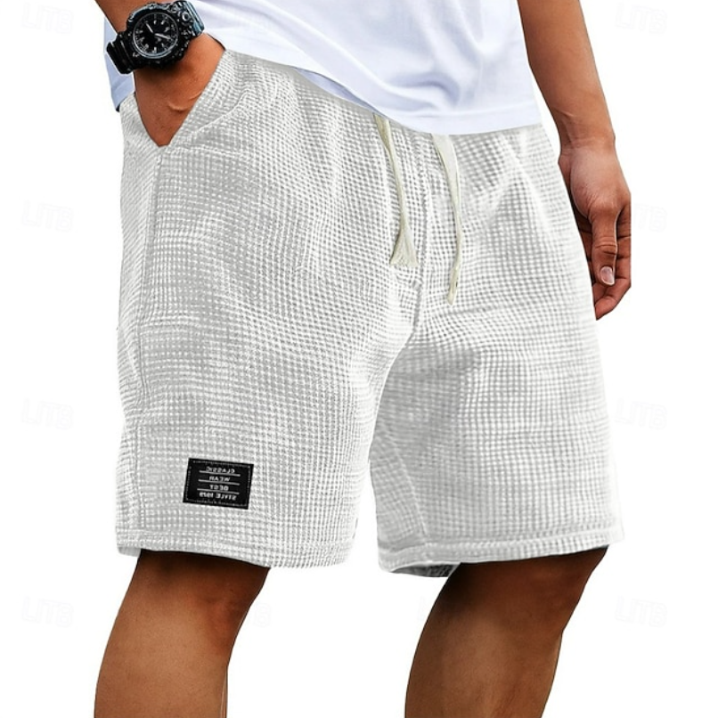 Casual Waffle Summer Shorts