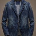 WASHED DENIM BLAZER FOR MEN