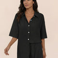 Coastal Linen Cotton Two Piece Set