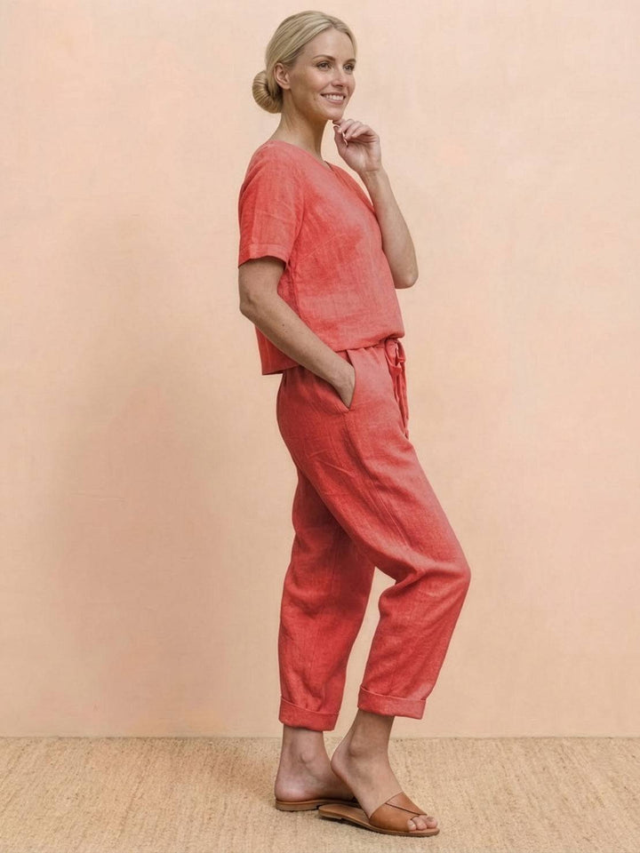 100% Cotton Linen Monochrome Co-ord