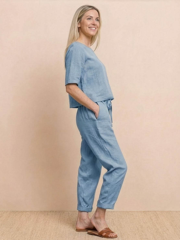 100% Cotton Linen Monochrome Co-ord