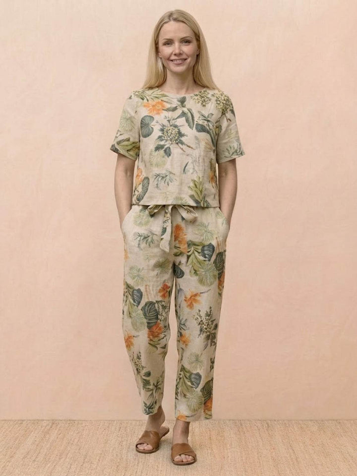 100% Cotton Linen Monochrome Co-ord