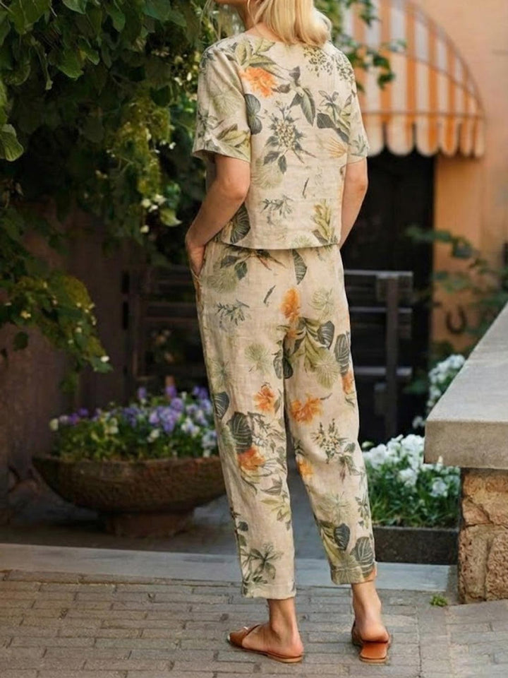 100% Cotton Linen Monochrome Co-ord