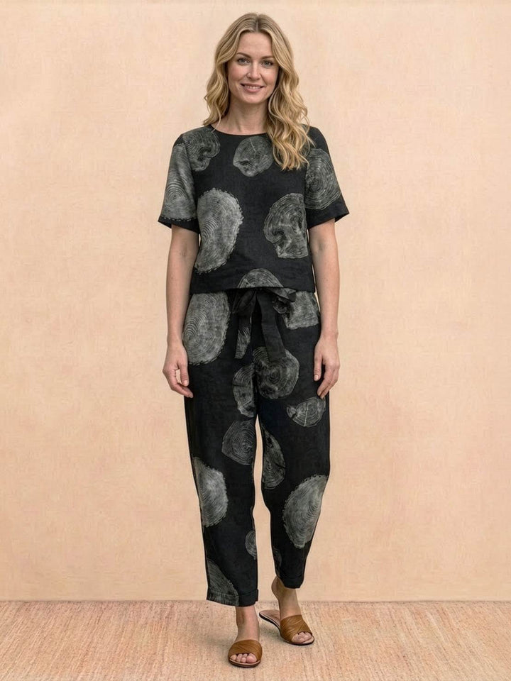 100% Cotton Linen Monochrome Co-ord