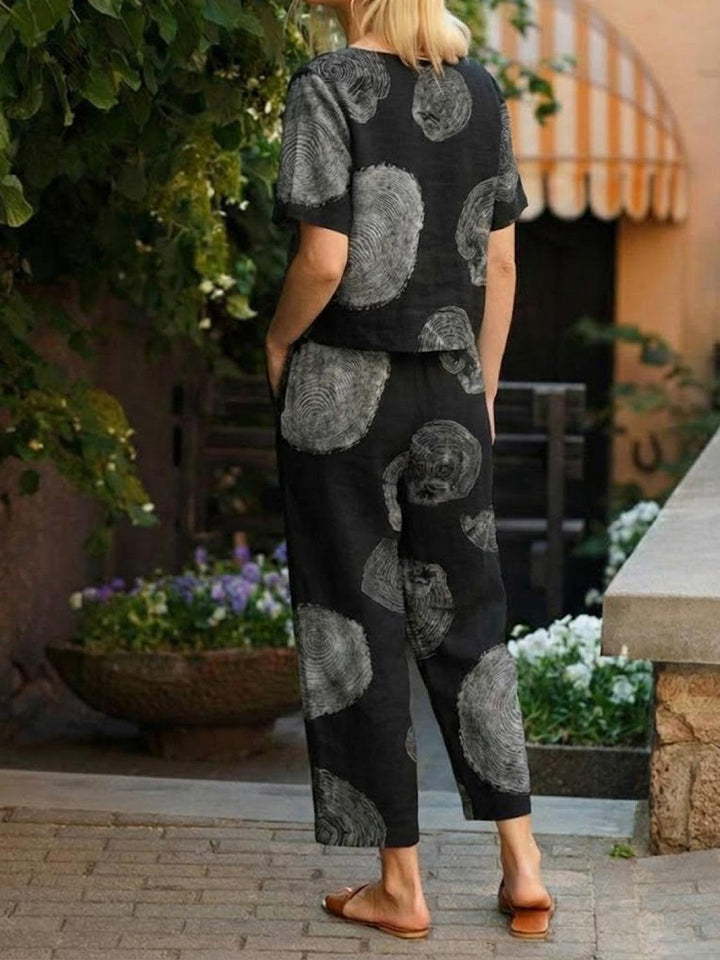 100% Cotton Linen Monochrome Co-ord