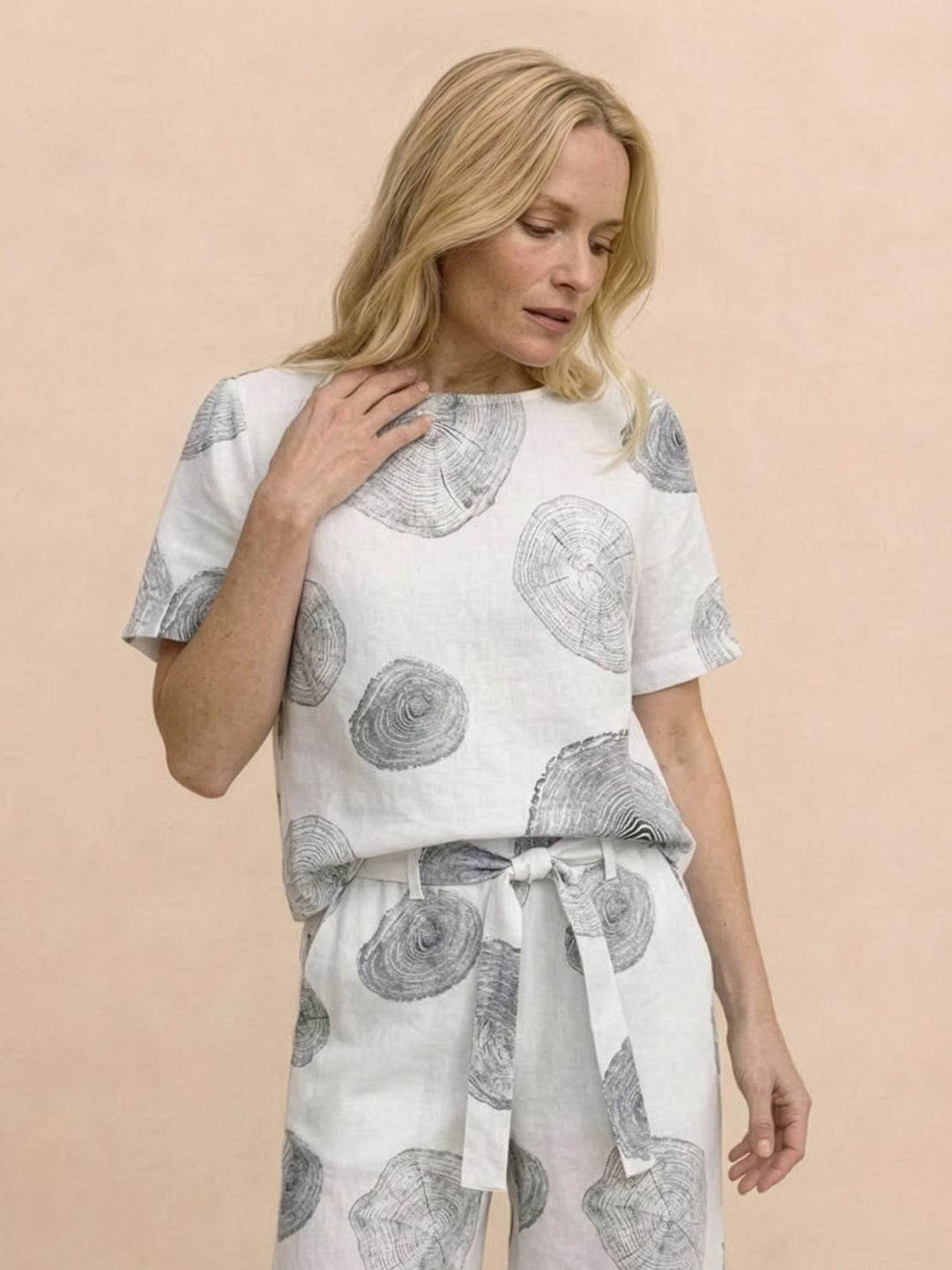 100% Cotton Linen Monochrome Co-ord