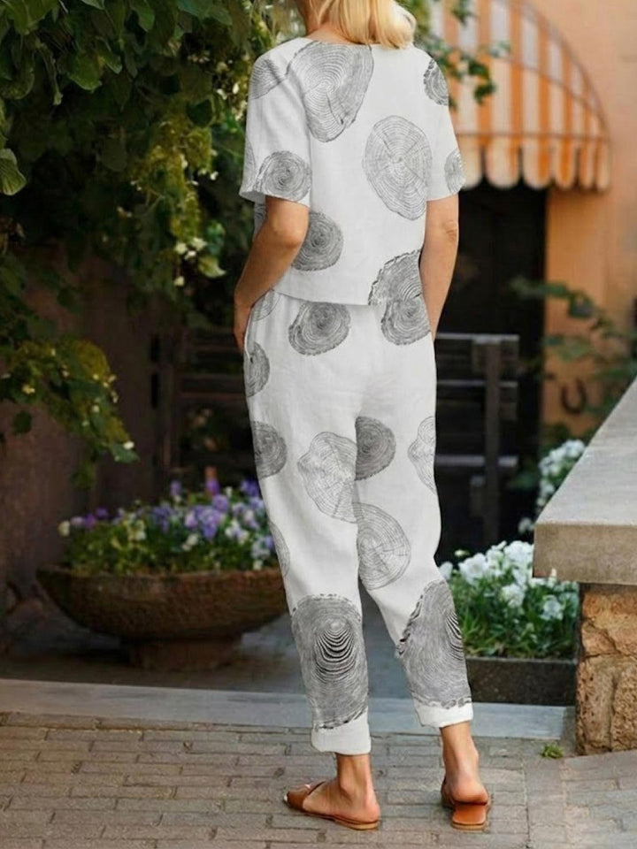 100% Cotton Linen Monochrome Co-ord