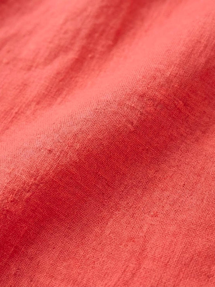 Pure Linen Age-Defying Button Detail Shirt