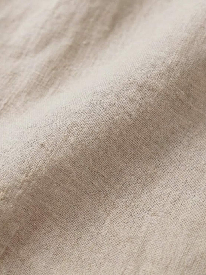 Pure Linen Age-Defying Button Detail Shirt
