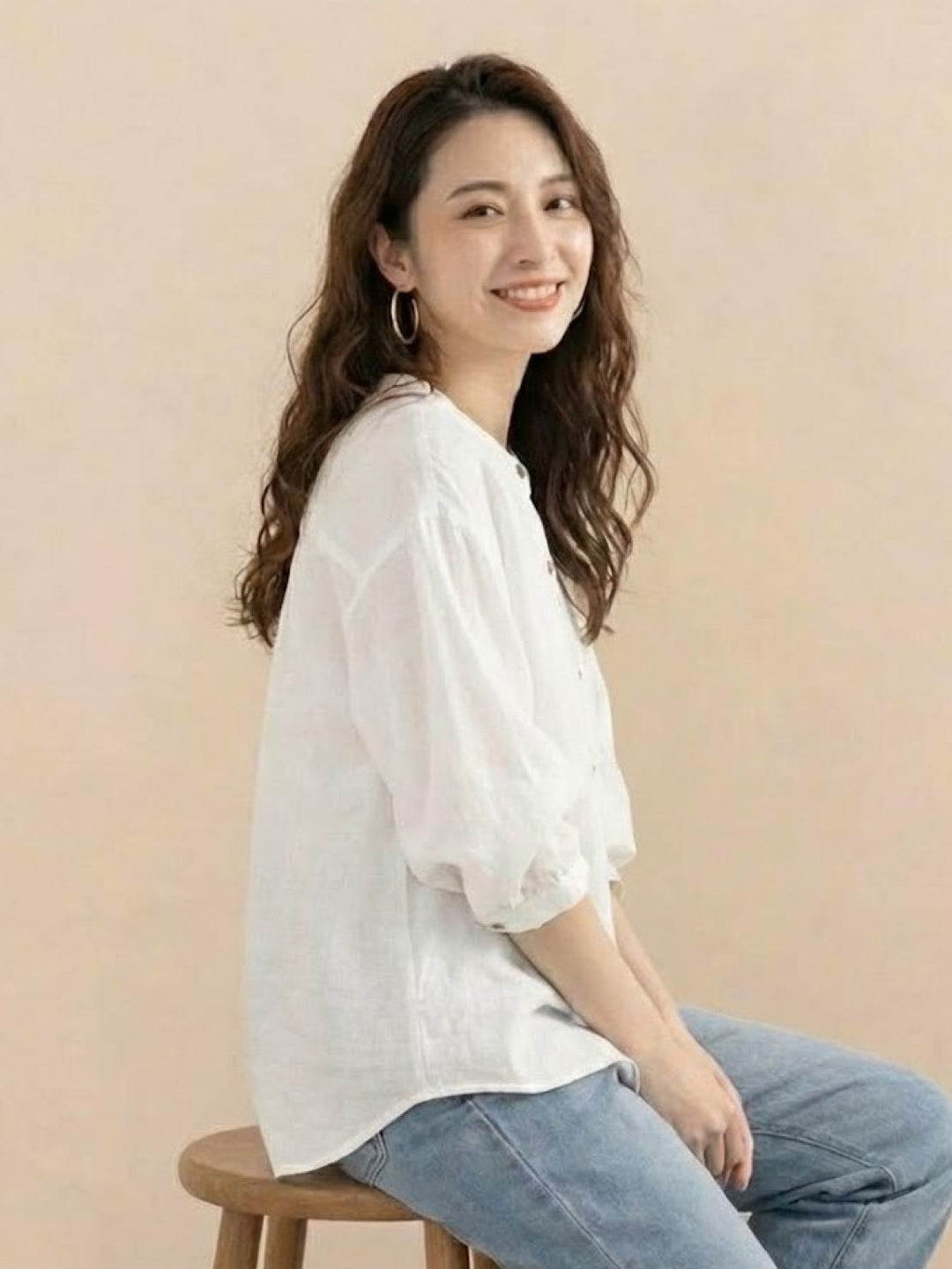 Relaxed Loose Breathable Linen Blouse