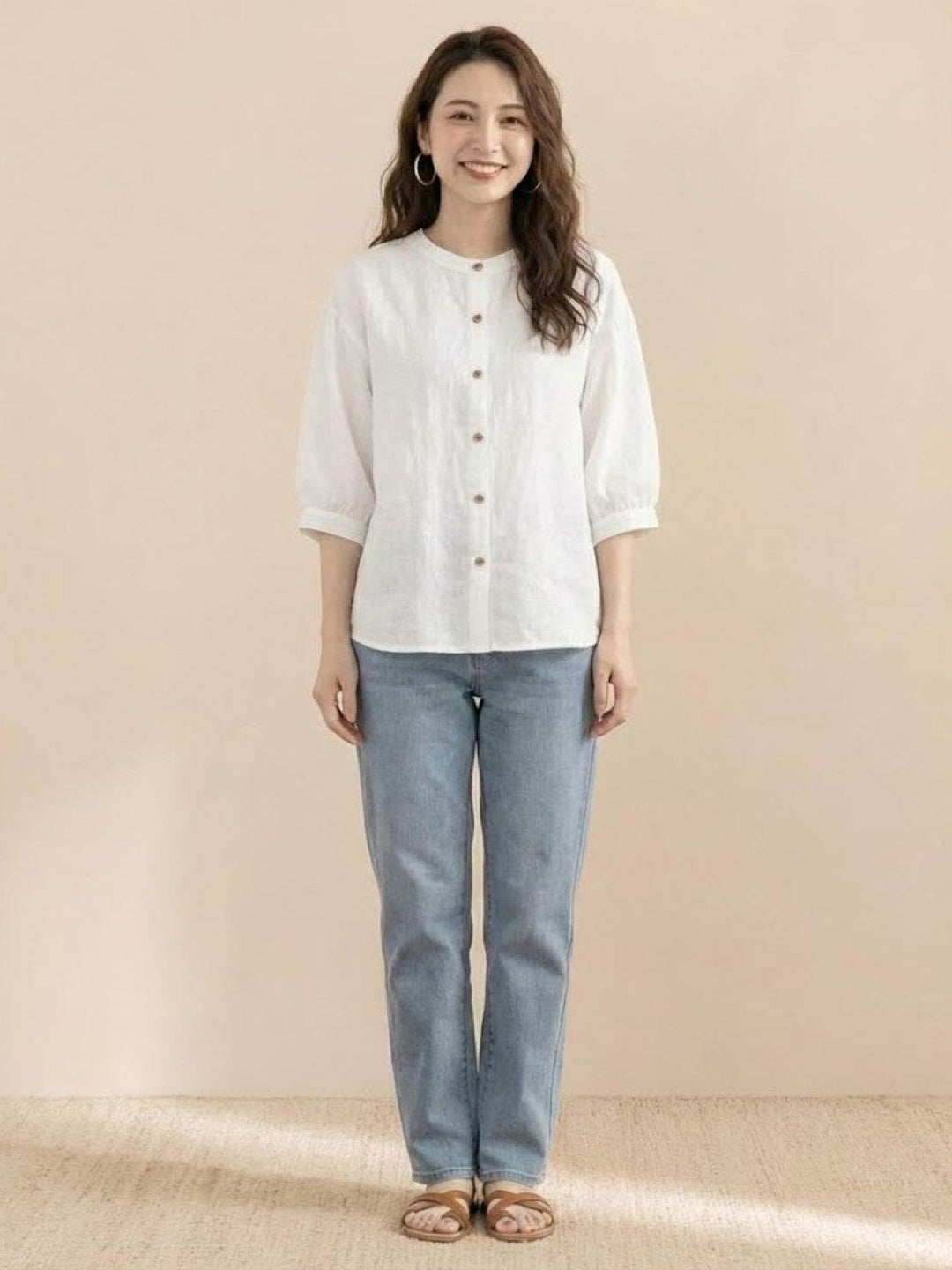 Relaxed Loose Breathable Linen Blouse