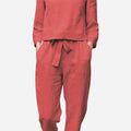 100% Cotton Linen Monochrome 2 Piece Set