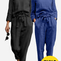 100% Cotton Linen Monochrome 2 Piece Set
