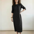 100% Linen Pure Elegance Dress