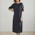 100% Linen Pure Elegance Dress