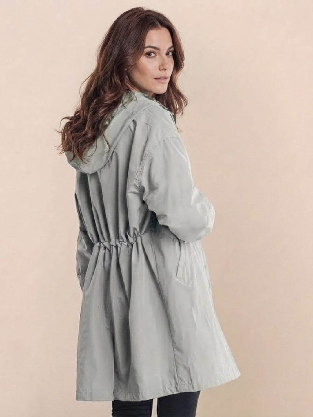 The Rain Couture Windbreaker-Trendy, Oversized, and Water-Resistant