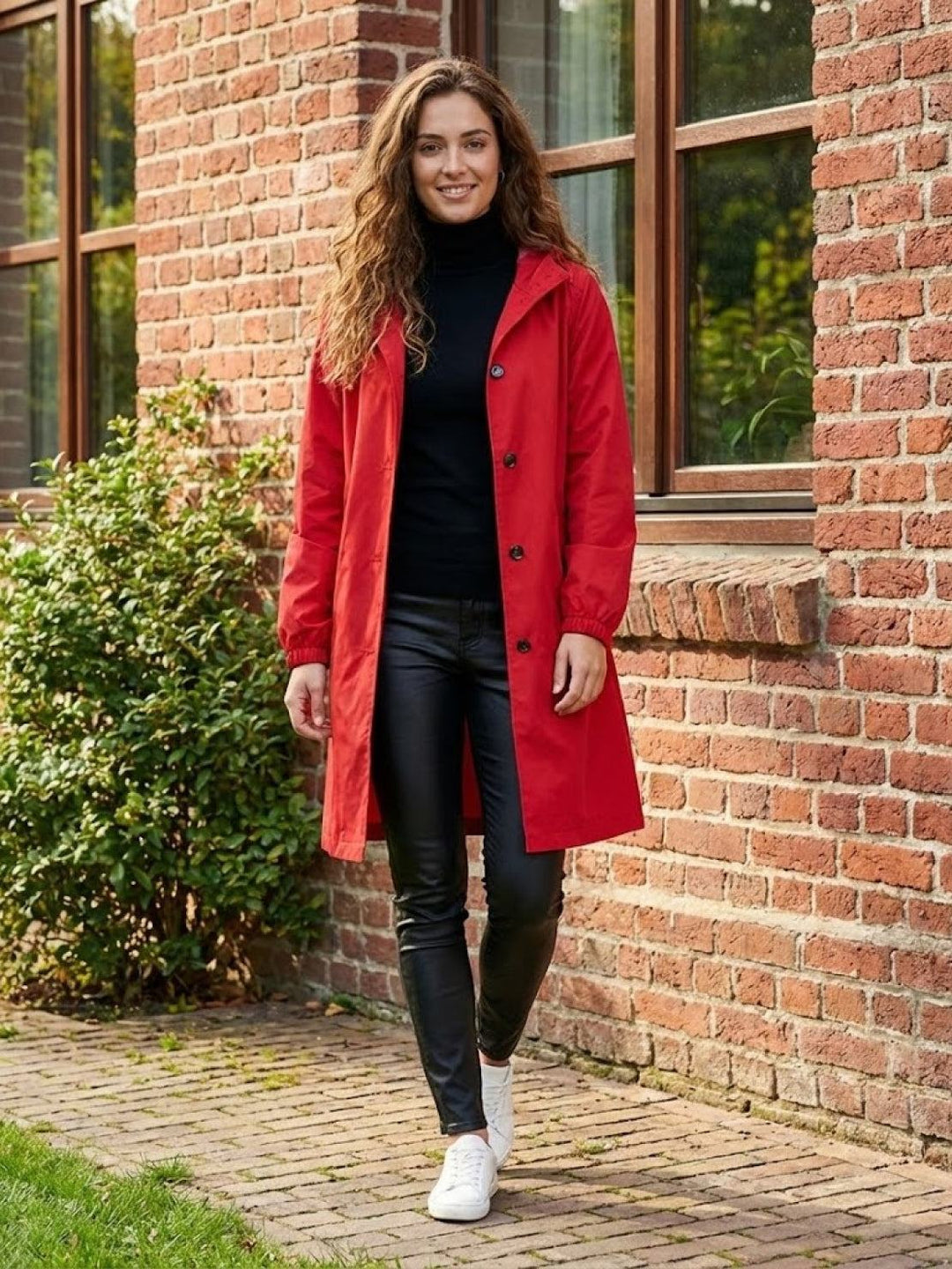 The Rain Couture Windbreaker-Trendy, Oversized, and Water-Resistant