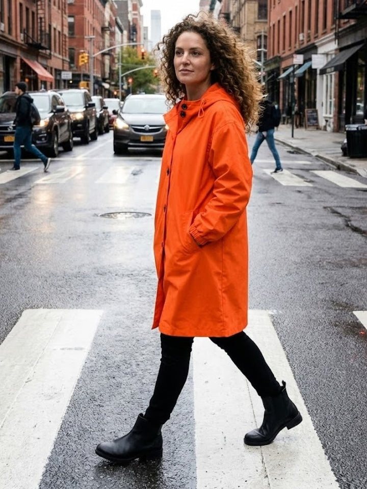 The Rain Couture Windbreaker-Trendy, Oversized, and Water-Resistant