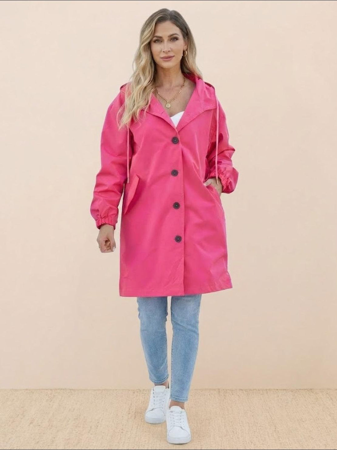 The Rain Couture Windbreaker-Trendy, Oversized, and Water-Resistant