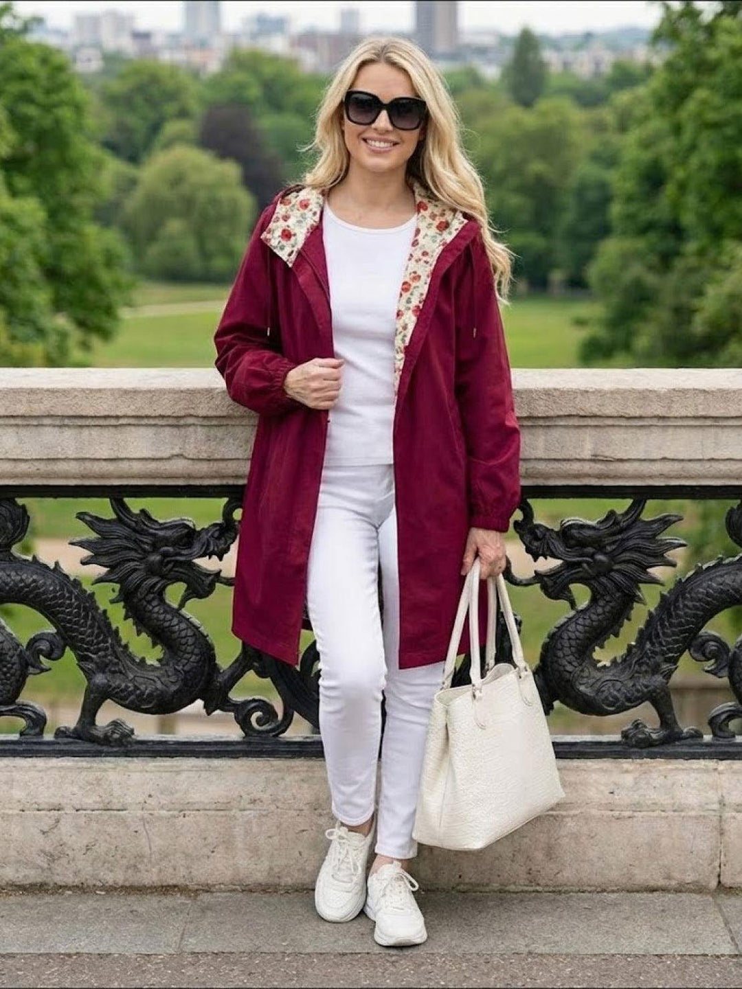 The Rain Couture Windbreaker-Trendy, Oversized, and Water-Resistant