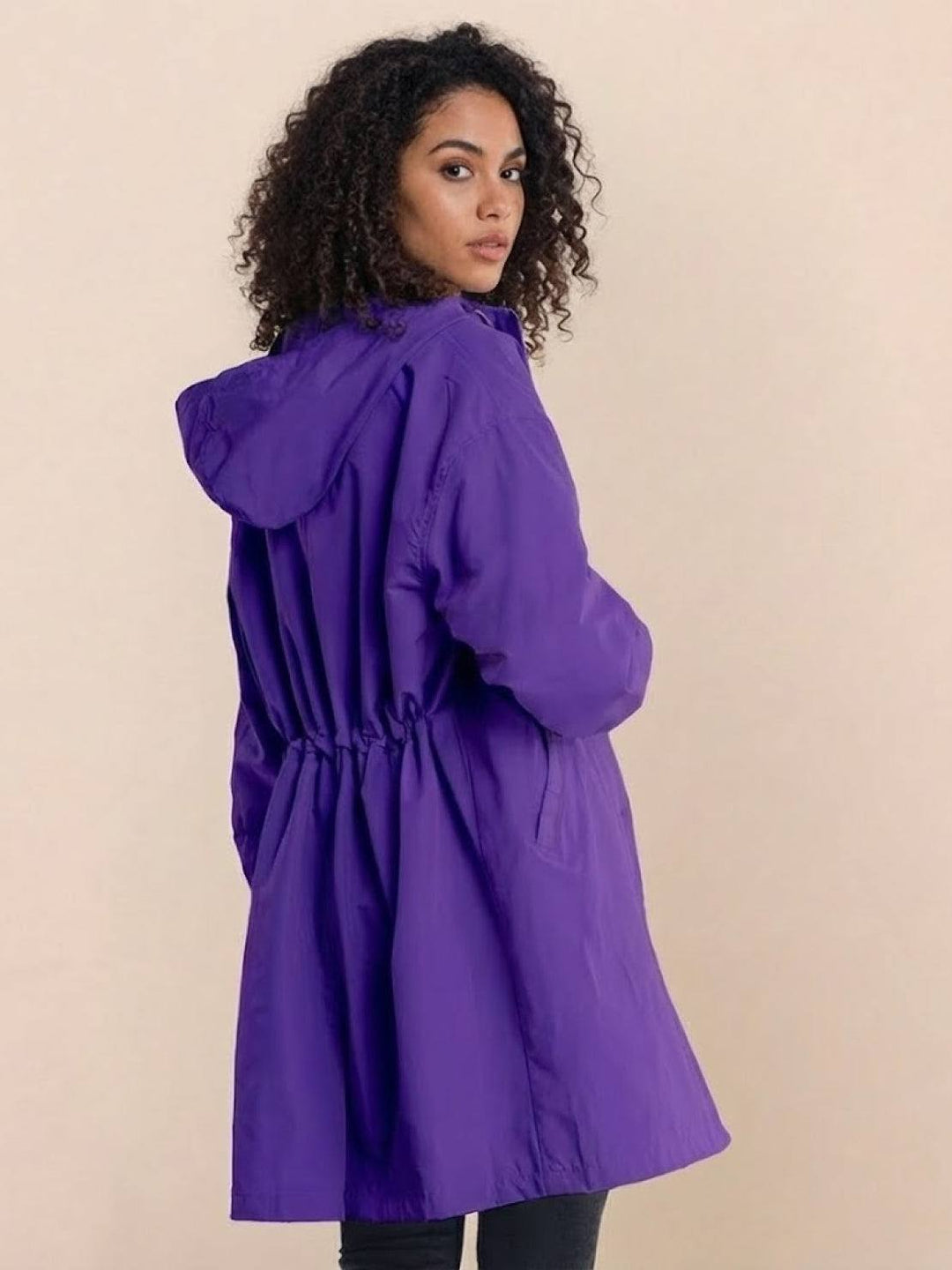 The Rain Couture Windbreaker-Trendy, Oversized, and Water-Resistant