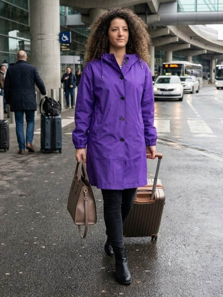 The Rain Couture Windbreaker-Trendy, Oversized, and Water-Resistant