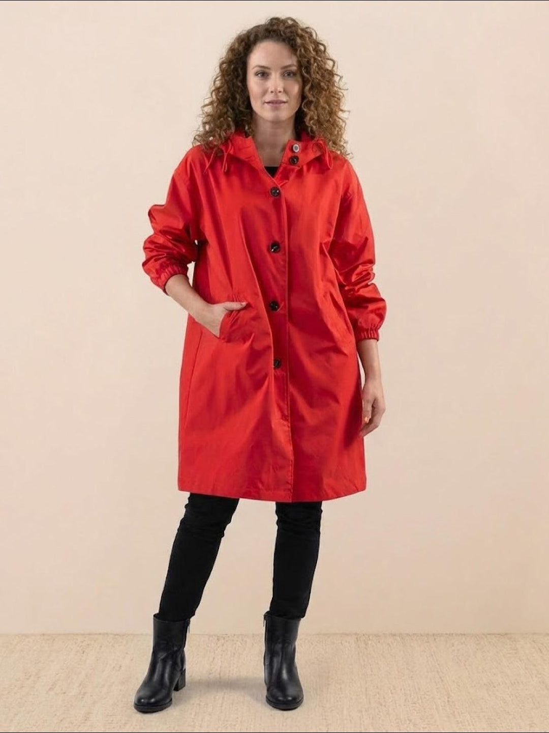 The Rain Couture Windbreaker-Trendy, Oversized, and Water-Resistant