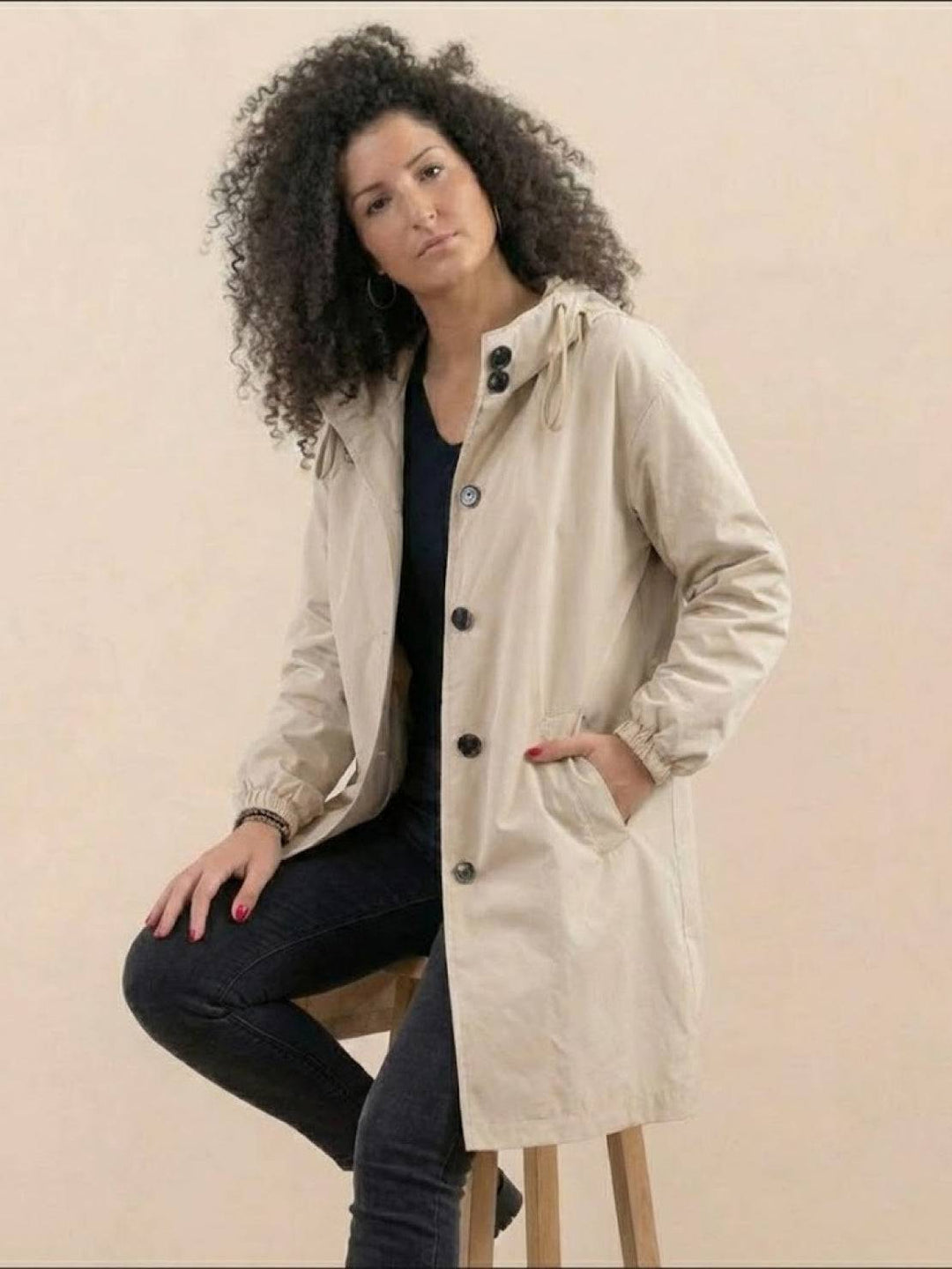 The Rain Couture Windbreaker-Trendy, Oversized, and Water-Resistant