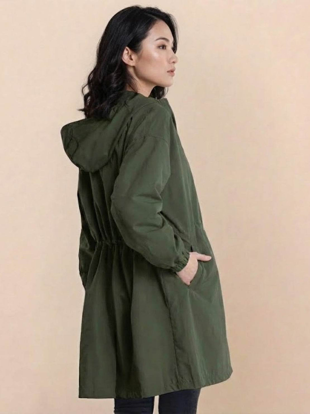 The Rain Couture Windbreaker-Trendy, Oversized, and Water-Resistant