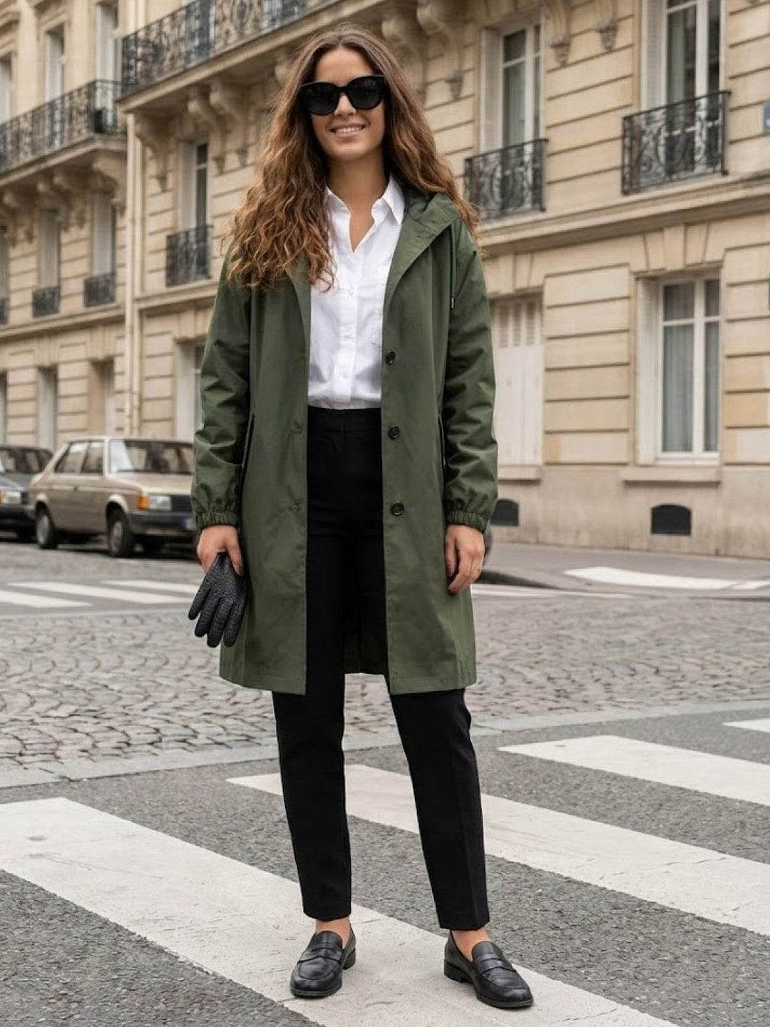 The Rain Couture Windbreaker-Trendy, Oversized, and Water-Resistant