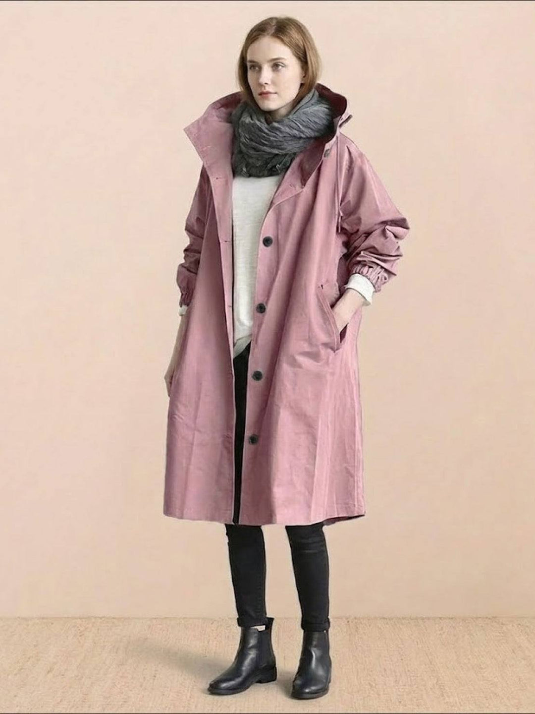 The Rain Couture Windbreaker-Trendy, Oversized, and Water-Resistant