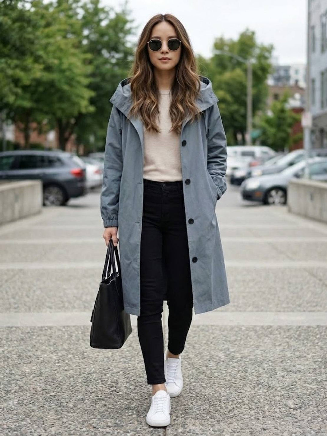 The Rain Couture Windbreaker-Trendy, Oversized, and Water-Resistant