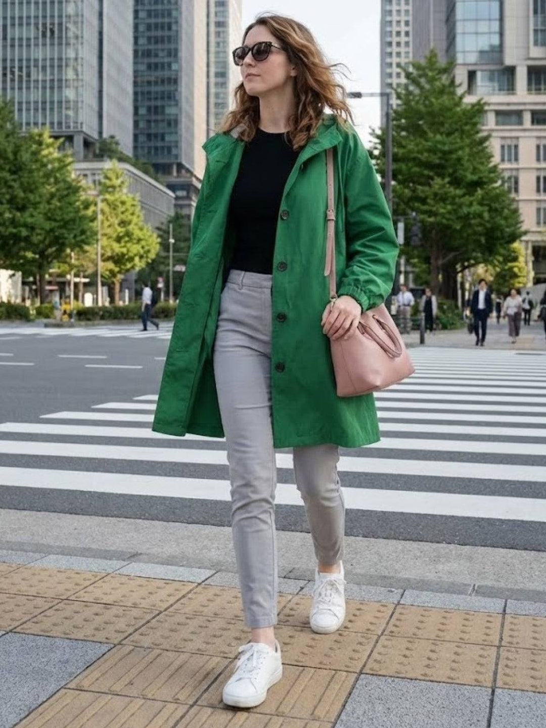 The Rain Couture Windbreaker-Trendy, Oversized, and Water-Resistant